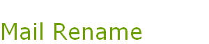 Mail Rename